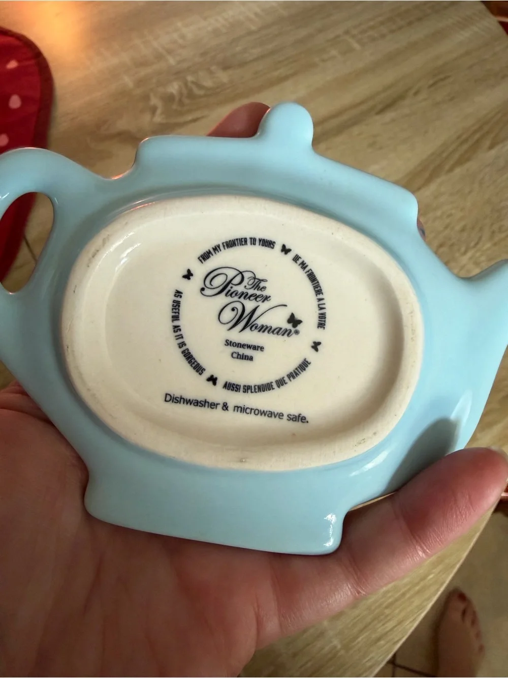 The Pioneer Woman “Sweeter Than Tea” Teapot Shaped Trinket Dish